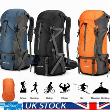 70L Rucksack Outdoor Camping Hiking Travel Bag Luggage Large Backpack Waterproof