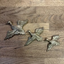 VINTAGE BRASS FLYING DUCKS