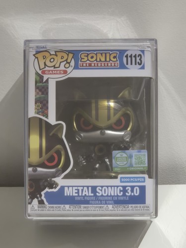 Funko pop metal sonic - metal, 3.0