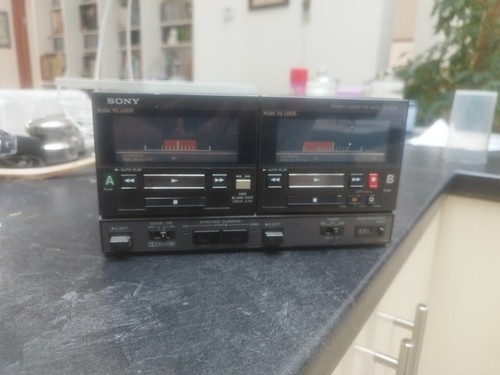 Sony 55w twin tape deck - tape,