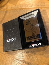 NEW IN BOX GENUINE SILVER LOOK ZIPPO WIND PROOF LADY FESTIVAL ZIPPO LIGHTER*