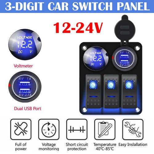Gang rocker switch toggle - gang,