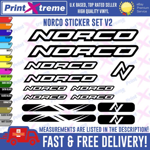 Norco bike decal stickers - norco,