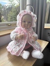 Baby Girl Mattinee Coat Bonett