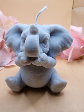 Handmade soy wax elephant