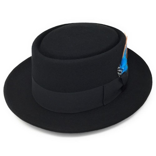 Pork pie hat lined - pork,
