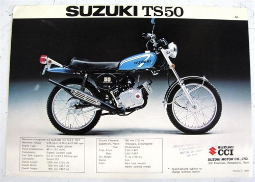 Suzuki ts50 ts100 - suzuki,