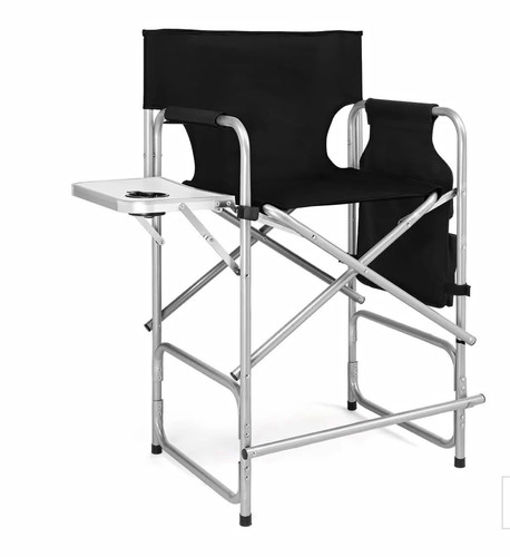 Black foldable directors - black,
