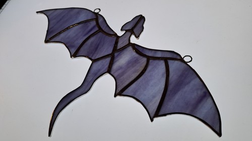 Stained glass purple - stained,