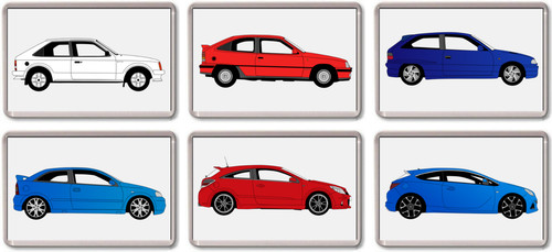 Fridge magnet vauxhall fast - magnet,