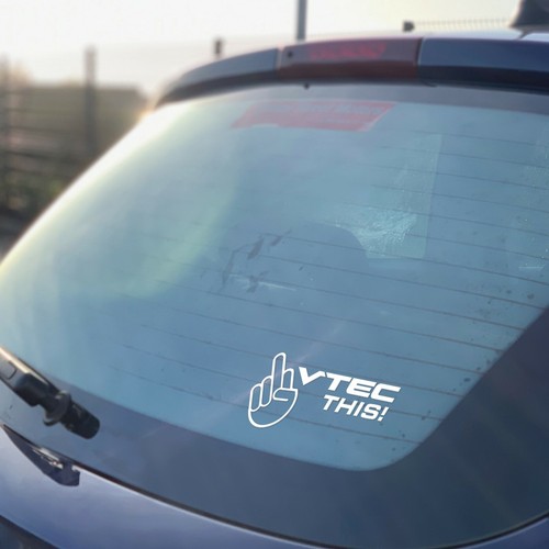 Vtec this sticker decal vinyl - this,