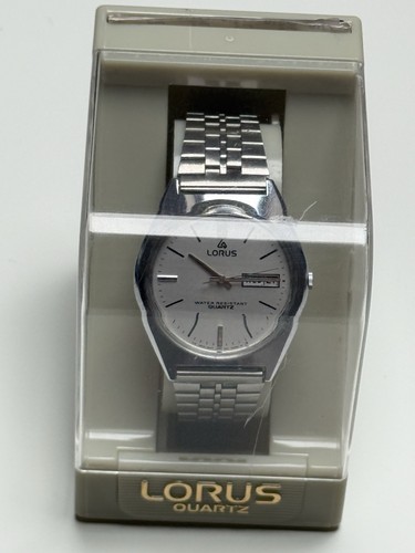 Vintage lorus quartz day date - lorus,