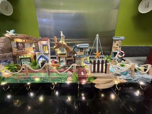 Driftwood seaside villagewall - driftwood,