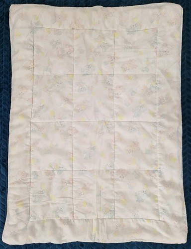 Vintage pram cot nylon quilt - cot,