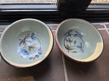 Pair of Highland Stoneware Studio Pottery Bowls