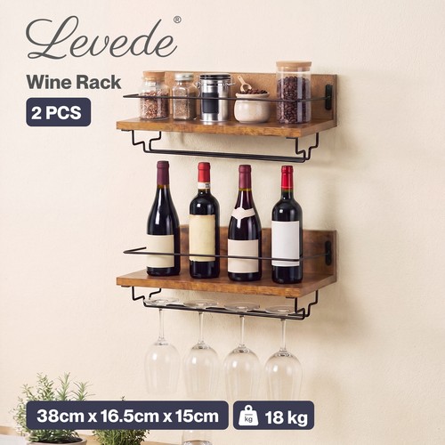 Levede wall wine rack - wall, with