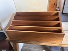 Wooden Desk Organiser Teak