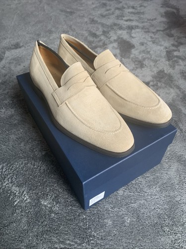 Herring cream suede - herring, loafer