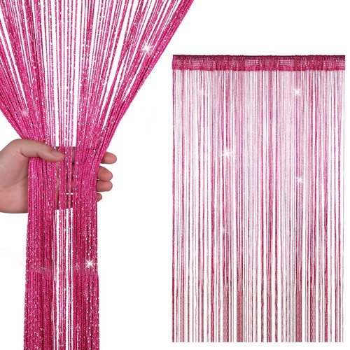 String curtain panels - string,