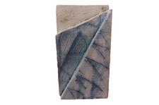 Stunning Carn Pottery Vase Penzance Cornwall - (ref988)