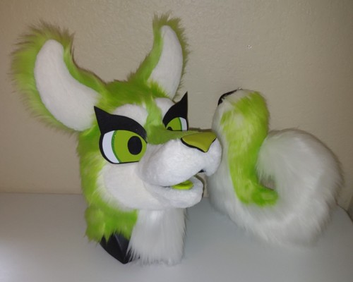 Limefrost husky fursuit - limefrost,