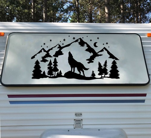 Howling wolf moon mountains - howling,