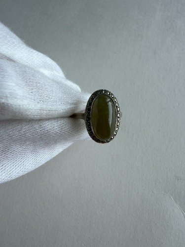 Vintage sterling silver oval - sterling,