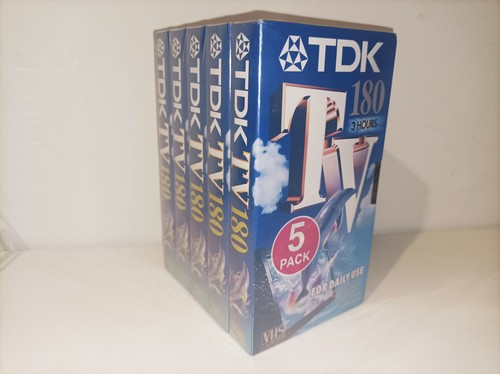 Tdk tv180 vhs blank - tapes, pack