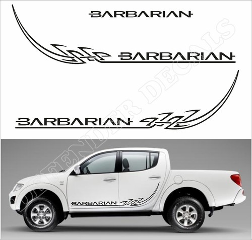 Mitsubishi l200 decals - l200,