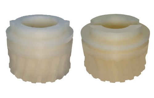 Pair nylon gears for pizza - gears,