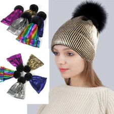 Shiny Womens Winter Woolly Hat