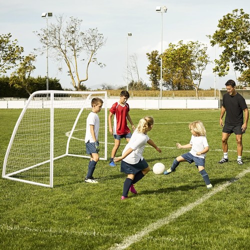 Football goal with - goal, all