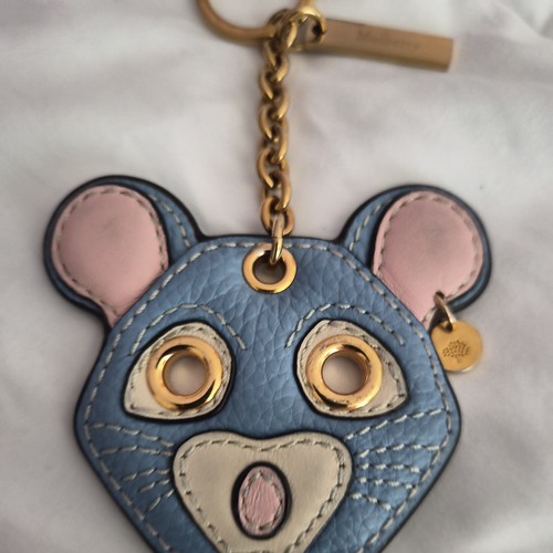 Mulberry leather keyring rat - -,