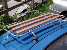 Boot luggage rack for Mazda MX-5 MX5 classic aluminium wood slats fitting kit