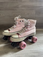 ROCES Quad Roller Boots size 1. Pink and white. 