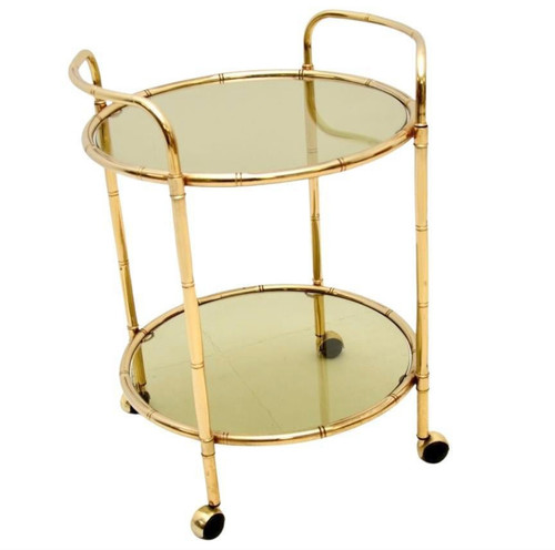 Vintage french brass drinks - vintage,