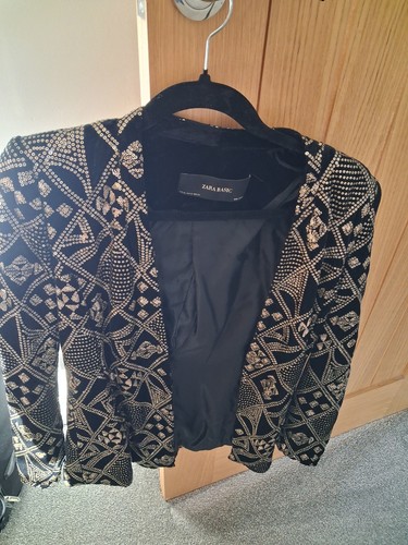 Zara black velvet - velvet, and