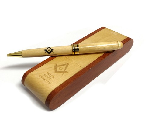 New masonic ball point pen - ball,