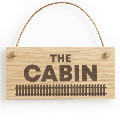 Garden plaque the cabin - plaque,