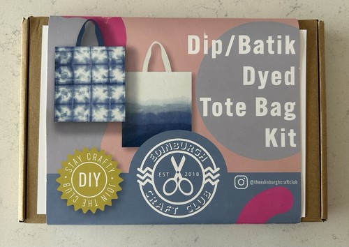 Dip batik dyed tote bag - dip/batik,