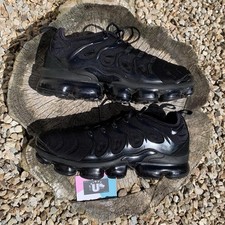 Premium Nike Air Vapormax TN Plus Triple Black UK9 EU44 CM28 US10 US11.5W