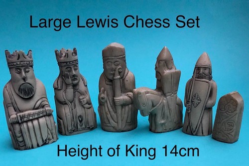 Latex chess set moulds large - latex,