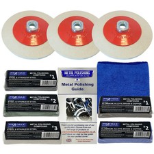 Angle Grinder Universal Metal Polishing Kit 9pc