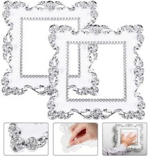 Resin Single Light Switch Surround Socket Plate Wall Sticker Cover Modern Decor