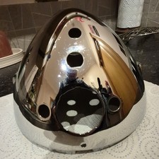 Original Lucas SS700 Chrome Headlamp Headlight Shell Bsa Norton Triumph Enfield