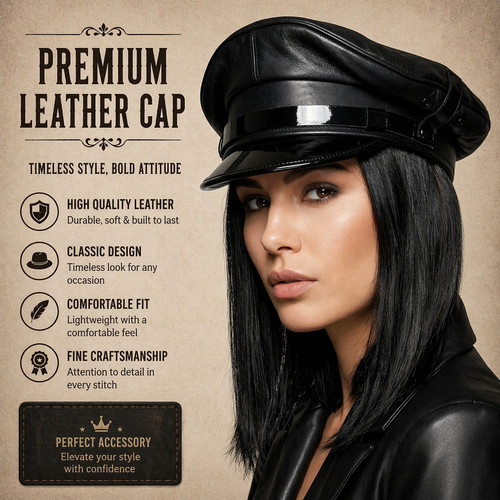 Genuine full leather black - full,
