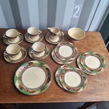 Myott son & Co, Hanley, England's Country side, Tea set, 1930's
