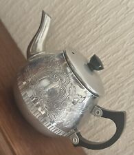 TEAPOT -  SWAN BRAND THE CARLTON - Metal Aluminium Two Cup Teapot & Sugar pot