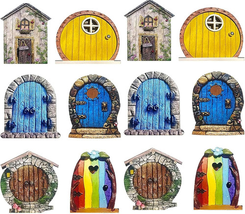 12x fairy doors for garden - fairy,