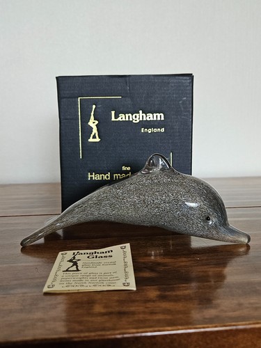 Langham glass dolphin - , grey